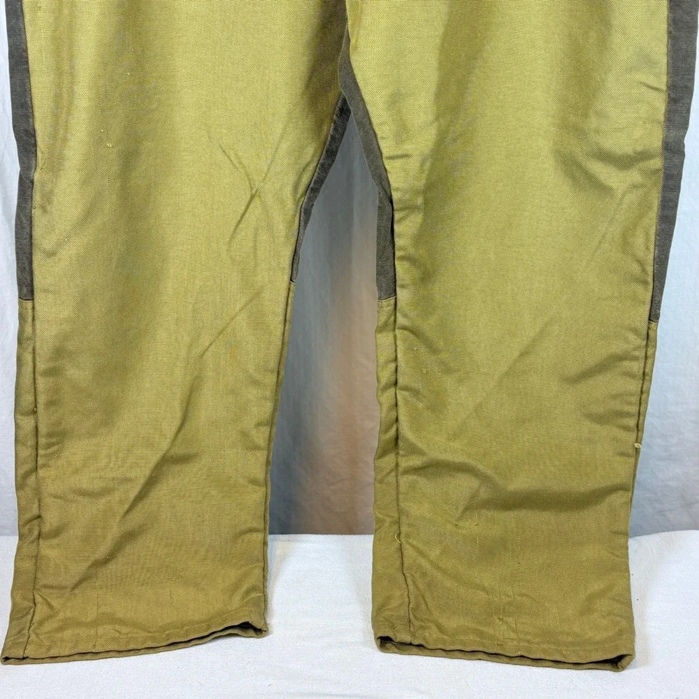 Wrangler Pro Gear Mens 42x30 Brown Brush Hunting Canvas Overlay Workwear Pants